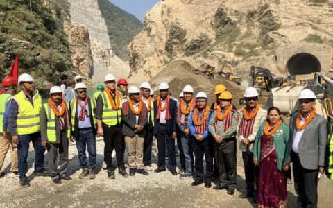 तनहुँ जलविद्युत् आयोजनाको मुख्य बाँध निर्माण गर्न सेती नदी फर्काइयो